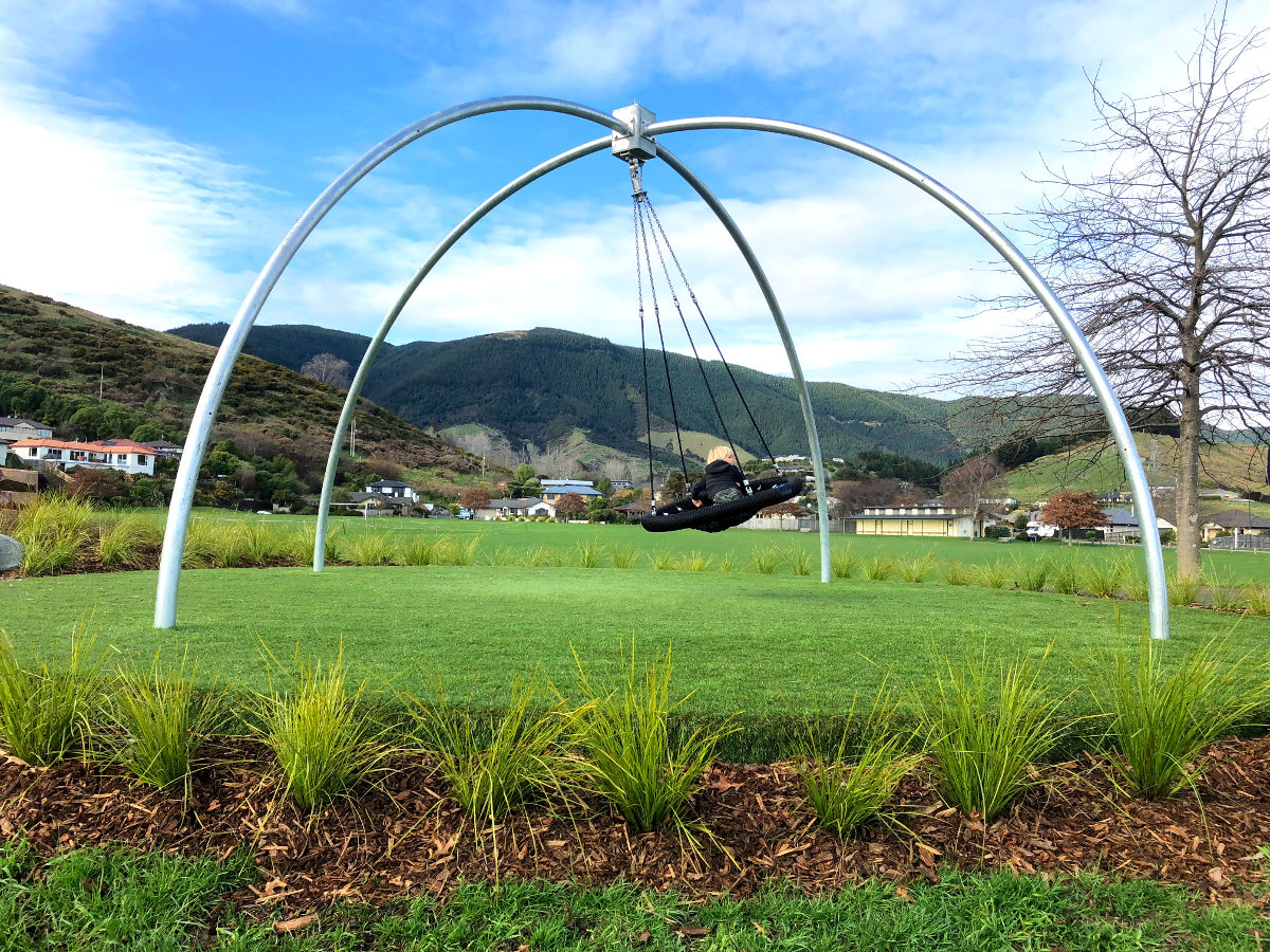 Eagles Claw Basket Swing New Zealand Playground People