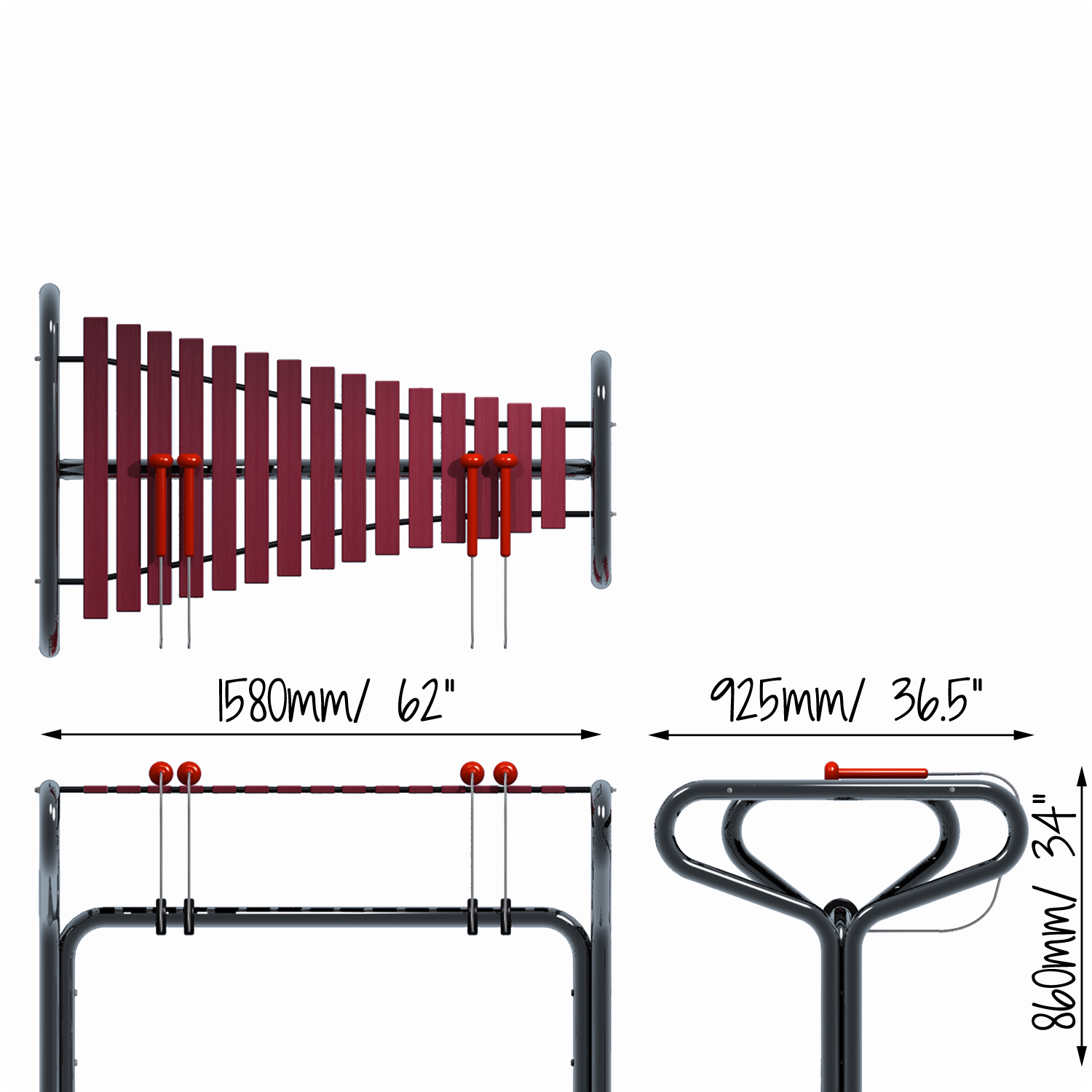 Marimba Outdoor Children's Playground Equipment New Zealand