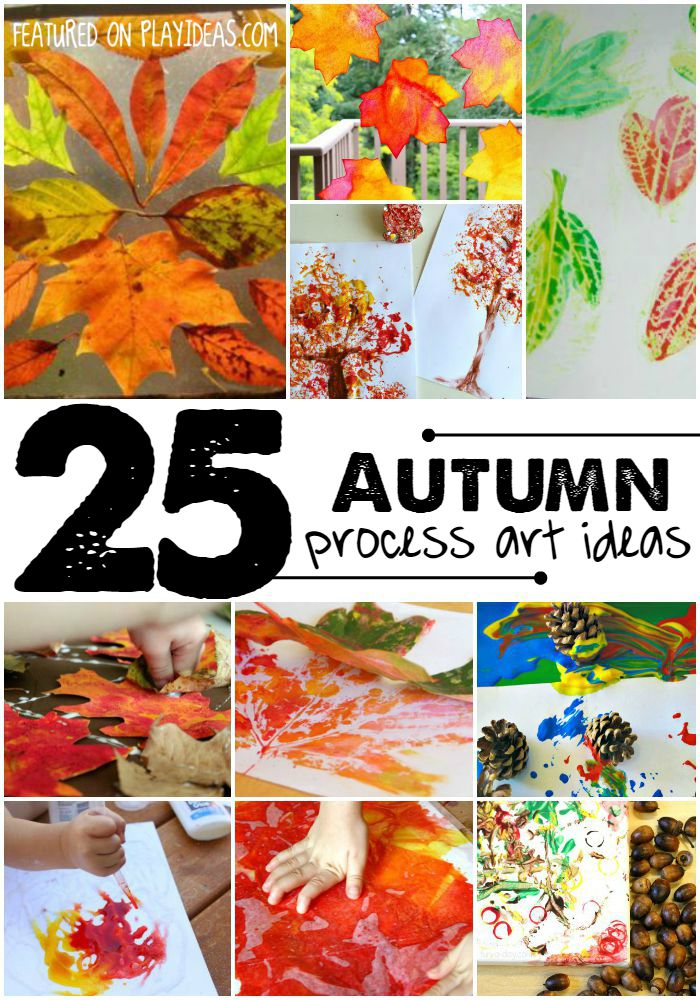 25 Autumn Process Art Ideas for Preschoolers