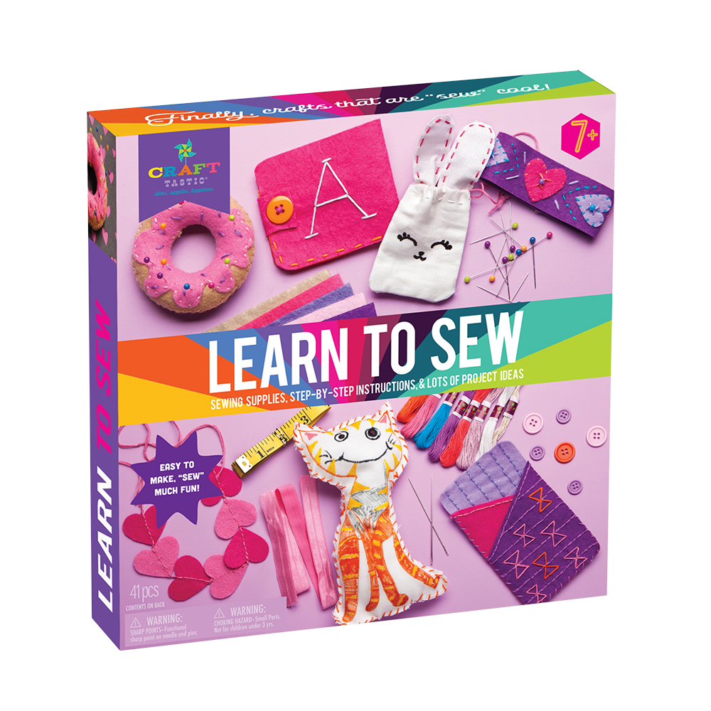 CRAFTTASTIC® LEARN TO SEW KIT PlayMonster