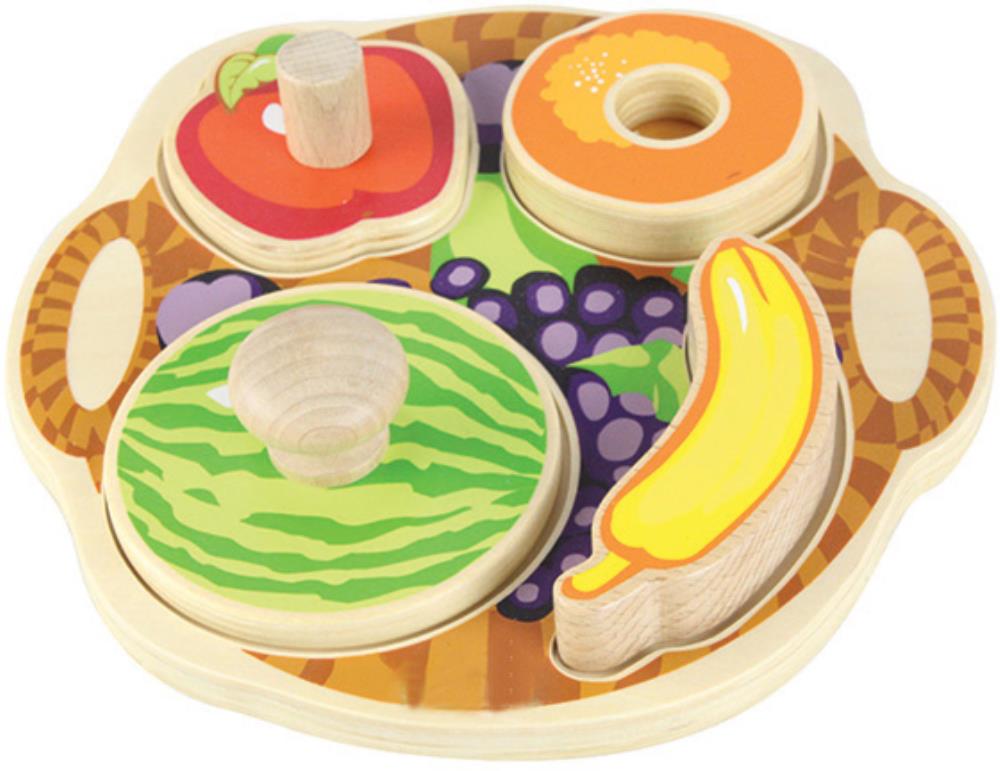 Tiny Tots Fruits Puzzle (4pcs) Play‘n’Learn Educational Resources