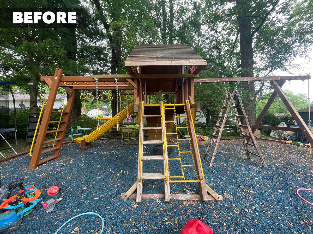 Wooden Swing Set Maintenance Play N Learn