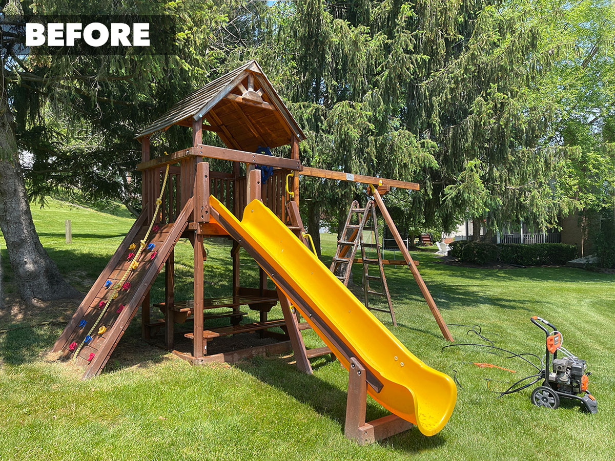 Wooden Swing Set Maintenance Play N Learn