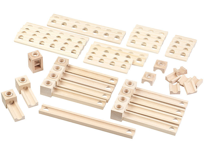 Playtive Kinder Holz Kugelbahn Murmel Bahn Lern Motorik Bauen