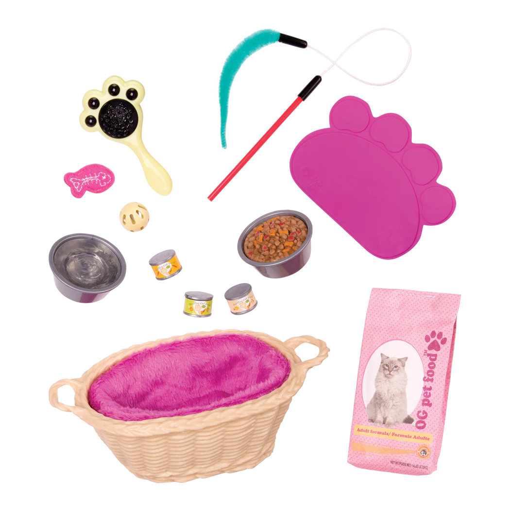 Our Generation Cat Pet Classic Set Play World Toys