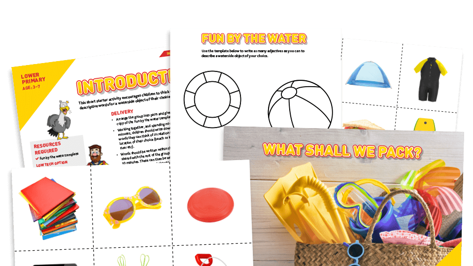 RNLI KS1 Water Safety Resources Pack Stay Safe and Have Fun by the