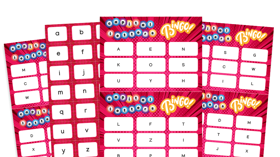 Year 1 Capital Letters Bingo KS1 Grammar Games Plazoom
