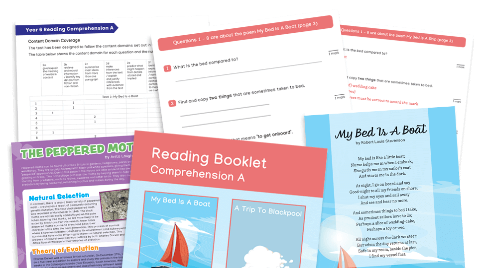 KS2 SATs Reading Assessment Practice Pack Set A Plazoom