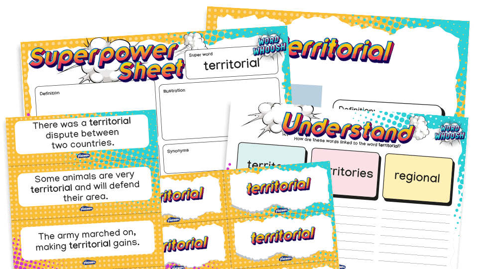 Word Whoosh Tier 2 Vocabulary Pack Year 6 greater depth Summer 2