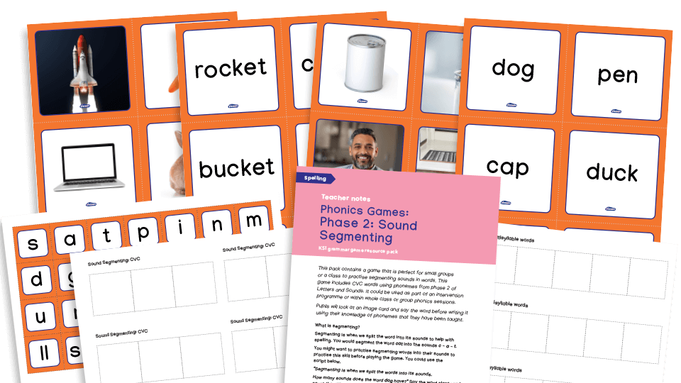 Phonics Phase 2 Game Sound Segmenting Plazoom