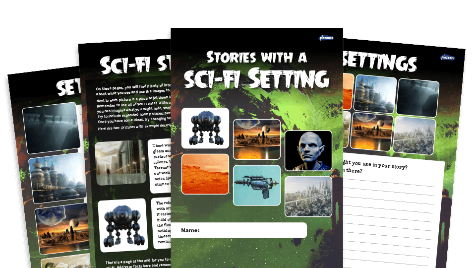 Planning a Story KS2 Story Writing KS2 Science Fiction Inspiration Pack Plazoom