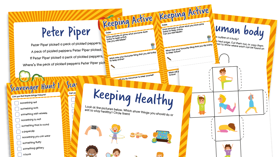 Home Learning Project Pack Keeping Active (Year 1 Year 2) Plazoom
