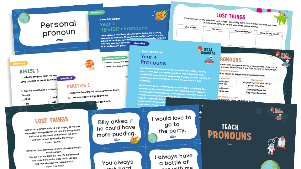 What Is A Noun And Pronoun