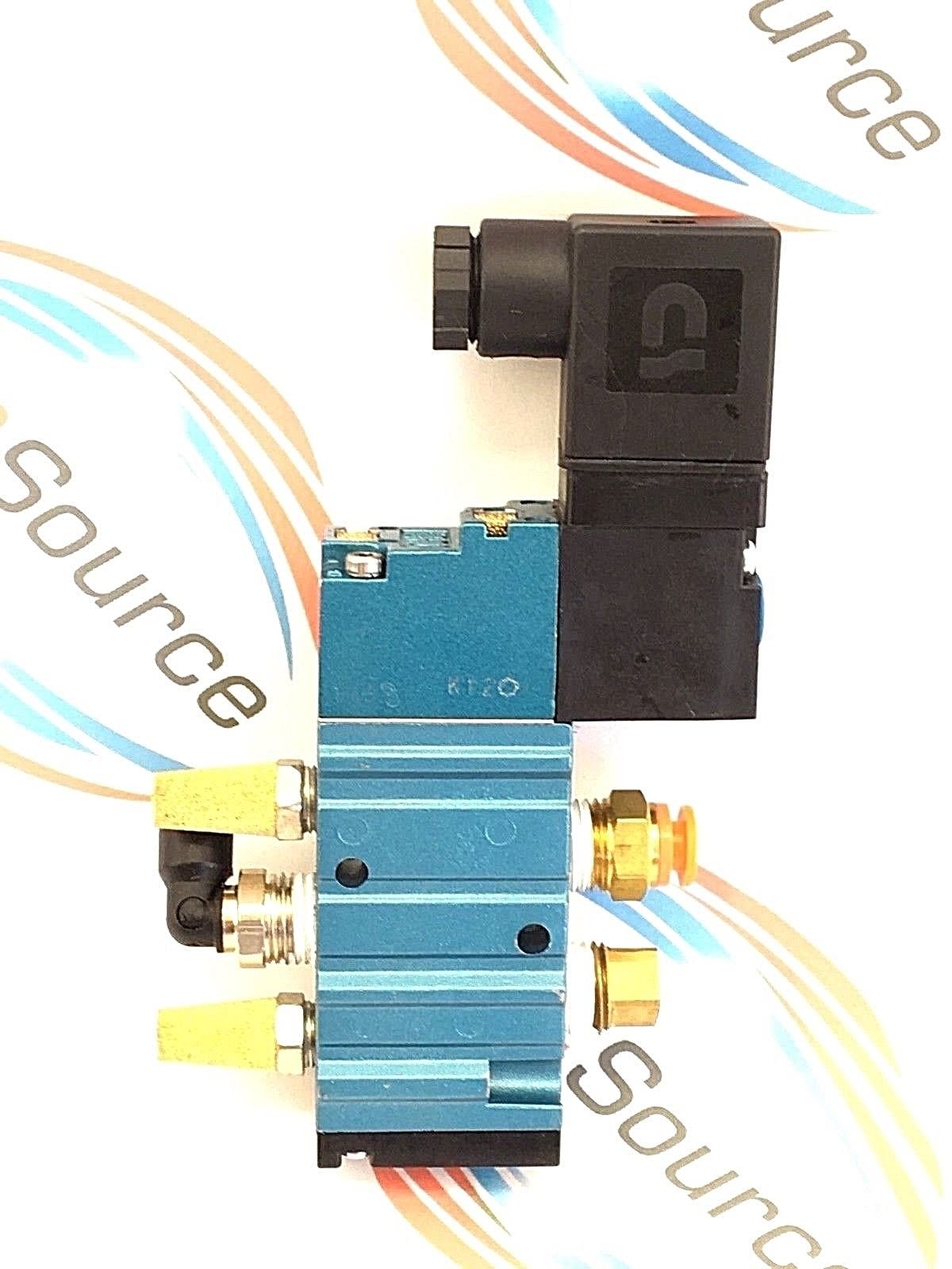 MAC VALVES 411AB0ADMDDAJ1JB PNEUMATIC AIR VALVE W/ MAC DMBDDAJ1JB