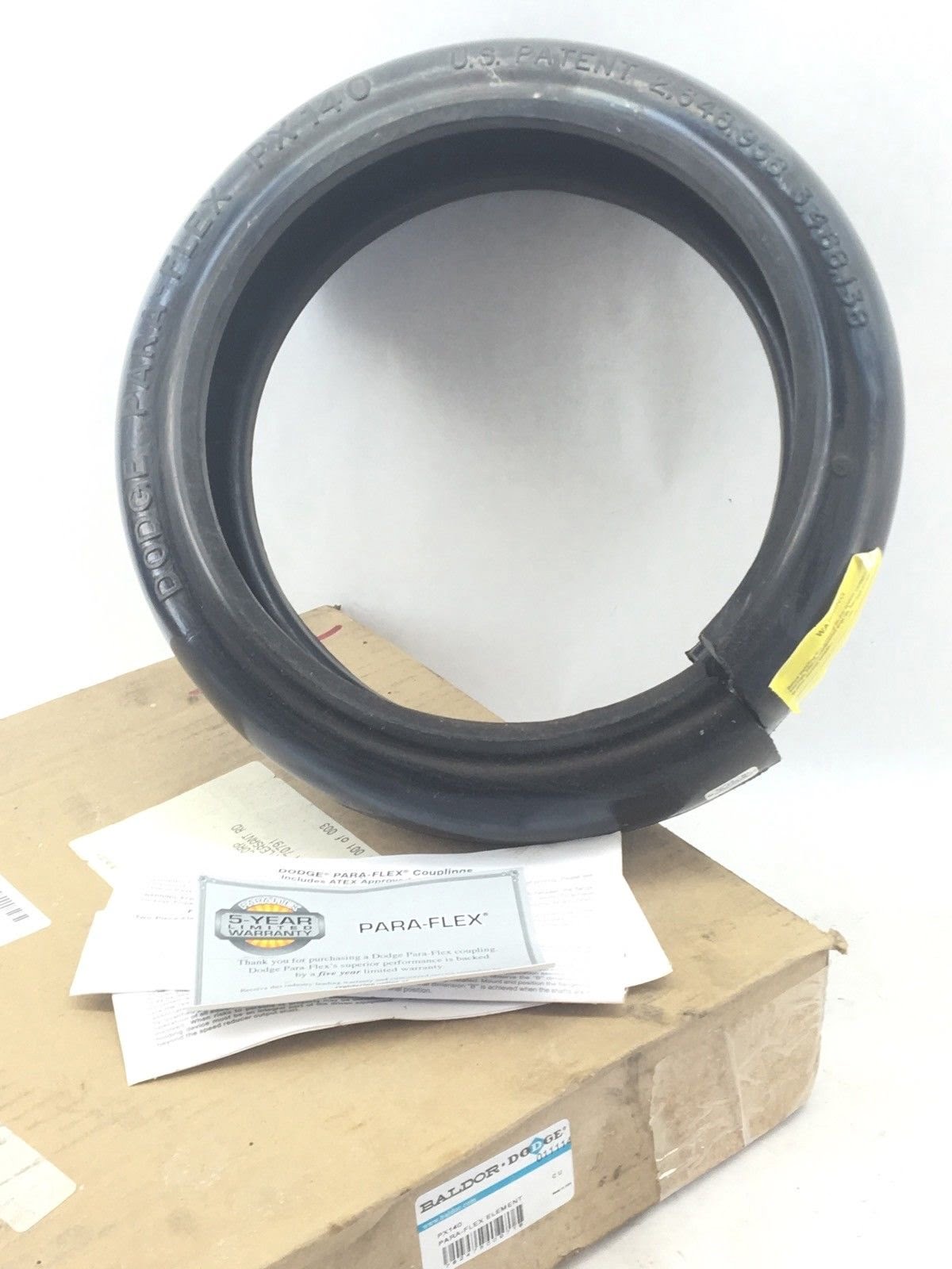 BALDOR DODGE PX140 PARAFLEX COUPLING ELEMENT (B464)