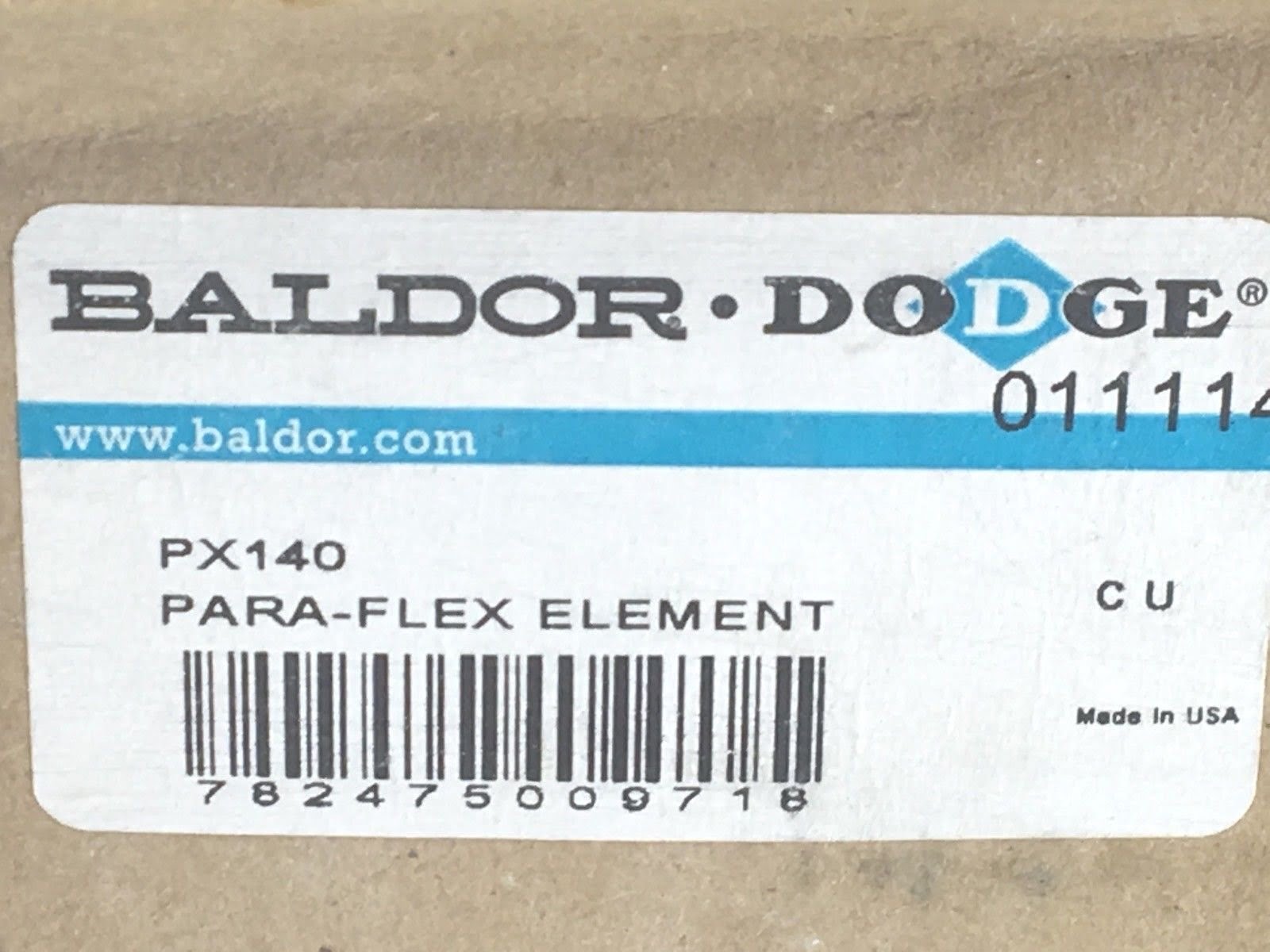 BALDOR DODGE PX140 PARAFLEX COUPLING ELEMENT (B464)