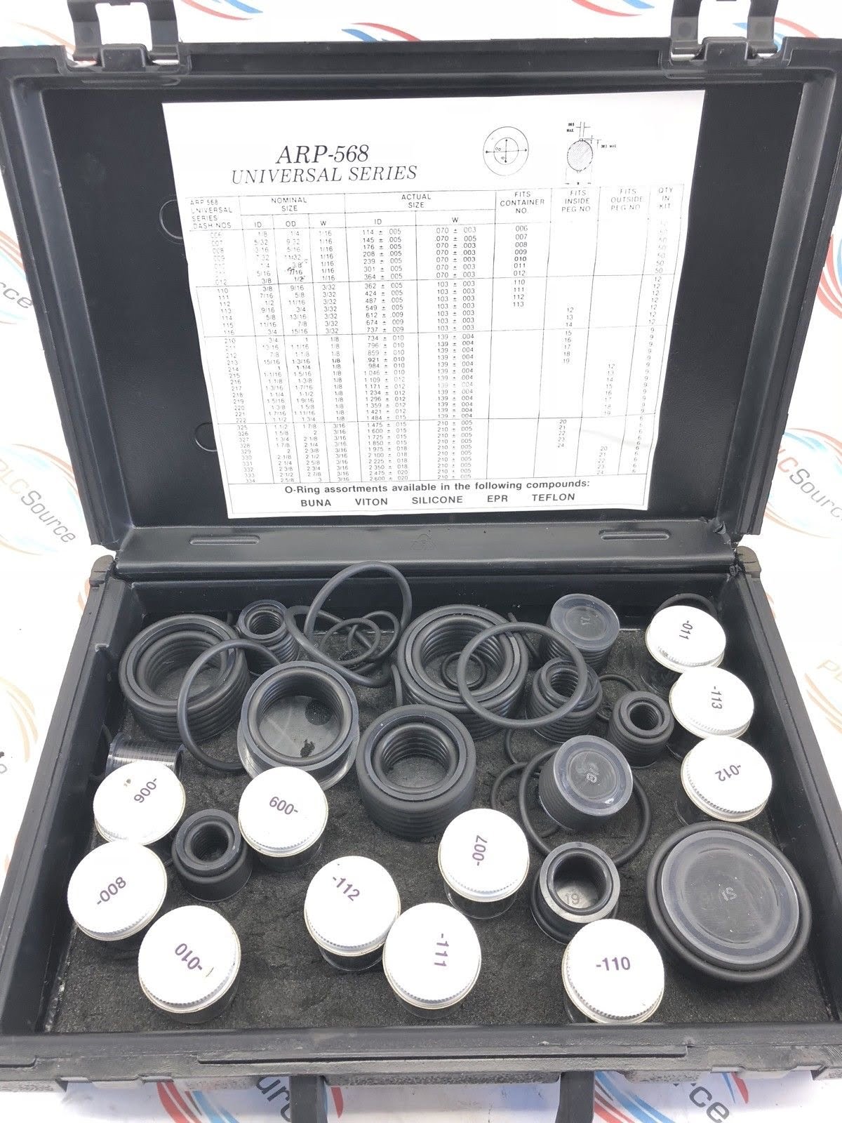 MCMASTER CARR ARP568 UNIVERSAL SERIES ORING (PARTIAL KIT)