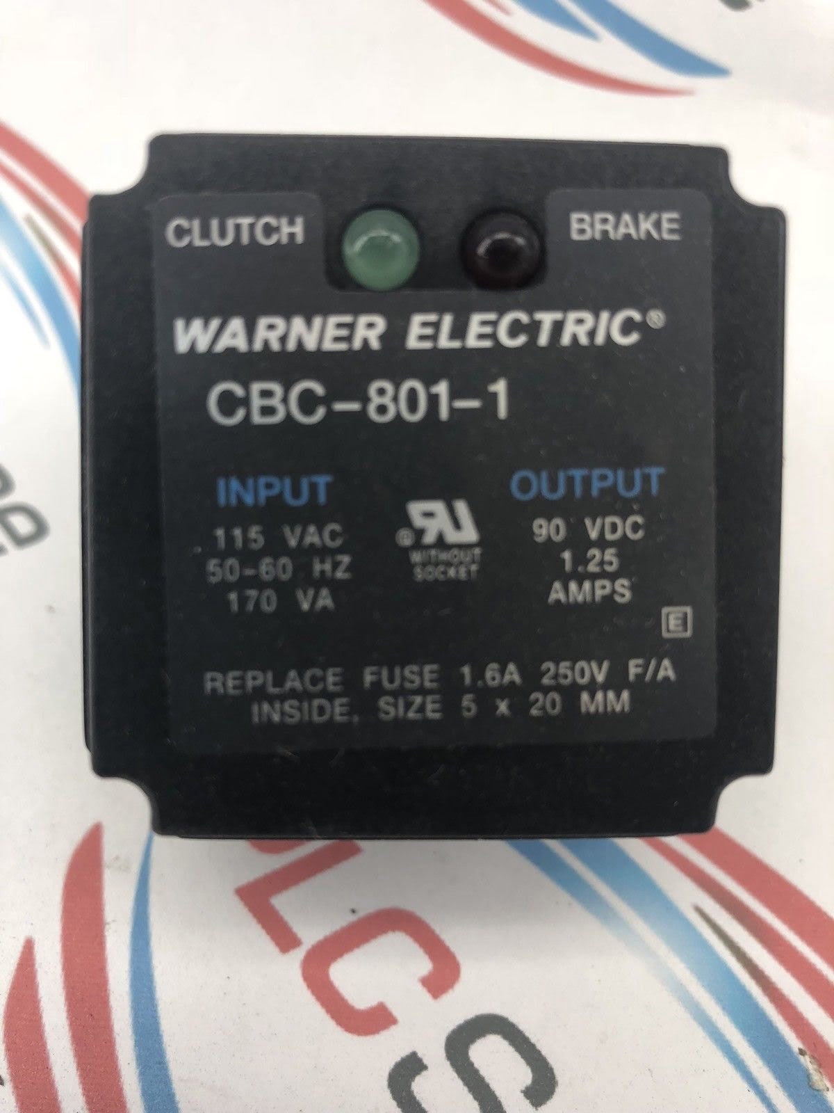 WARNER ELECTRIC CBC8011 CLUTCH BRAKE CONTROL