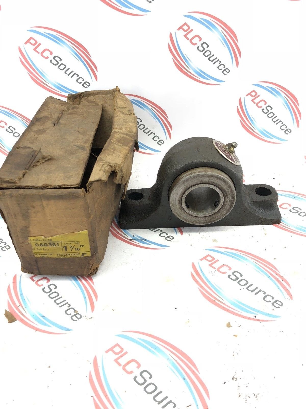 DODGE RELIANCE 060361 TIMKEN 2 BOLT PILLOW BLOCK BEARING 17/16" TYPE E