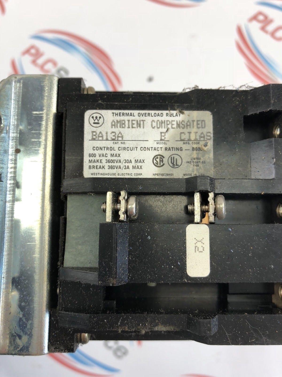 WESTINGHOUSE CUTLER HAMMER A200M1CAC MOTOR CONTROL STARTER, BA13A