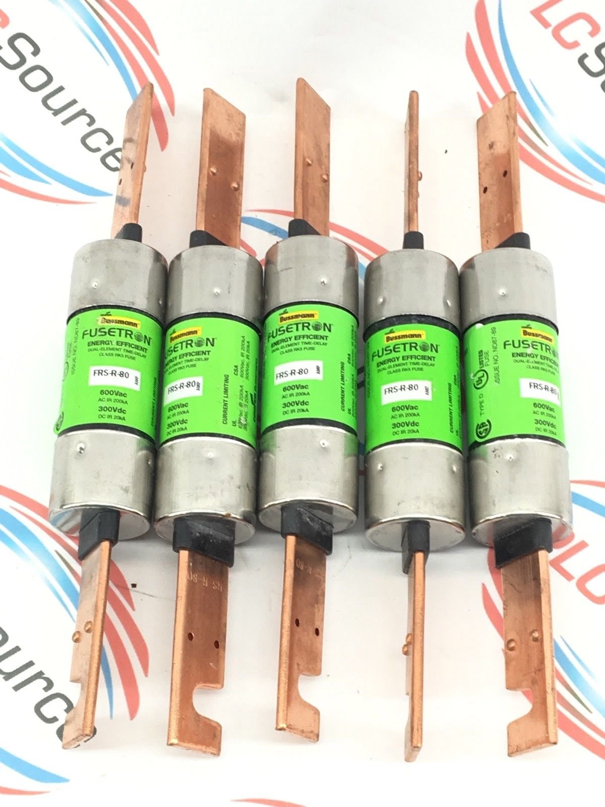 BUSSMANN FUSETRON FRSR80 CLASS RK5 FUSES 5PK (J44)