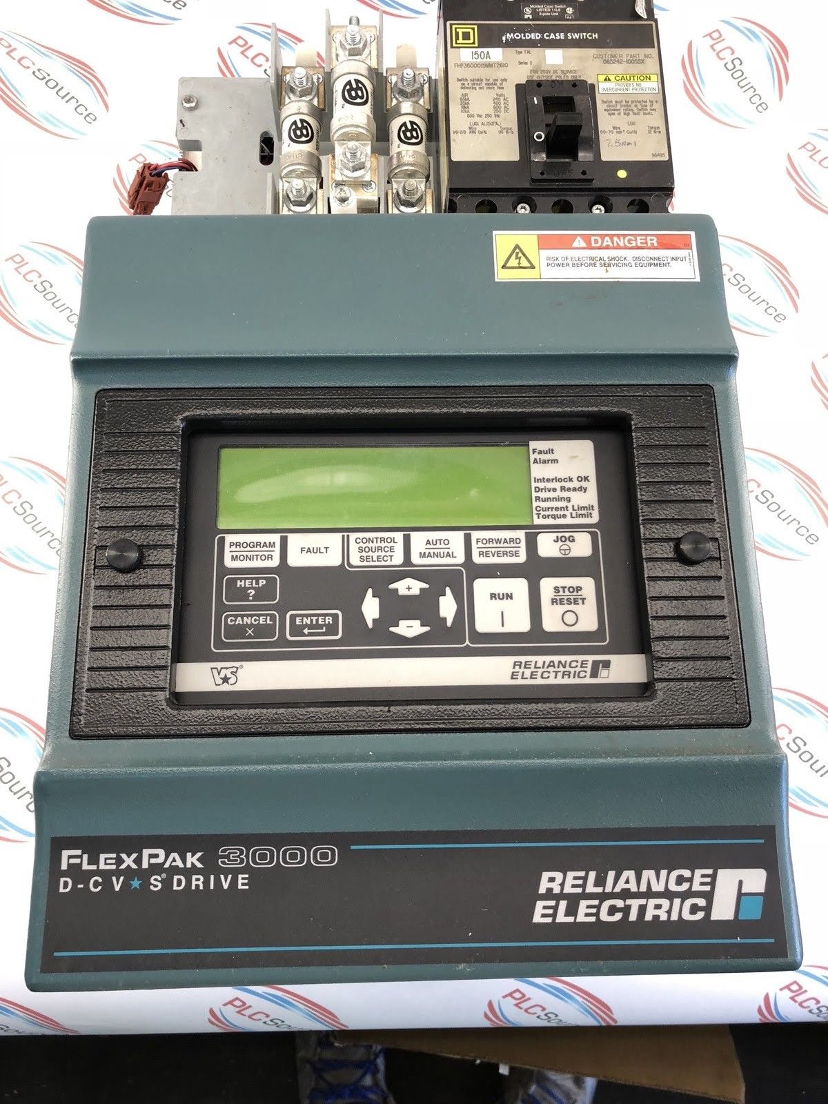 Reliance Electric 20Fr4042 Dc Drive 10/20Hp 3 Phase Flexpak 3000 DCv S