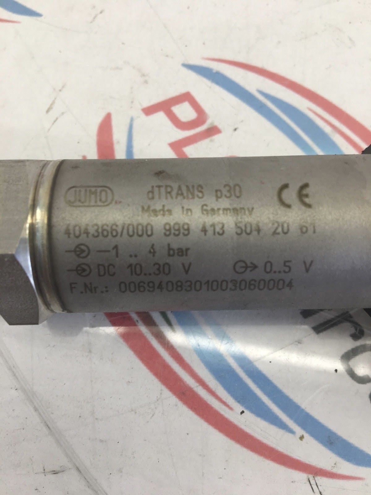 JUMO DTRANS p30 404366/000 999 413 504 20 61 PRESSURE TRANSMITTER
