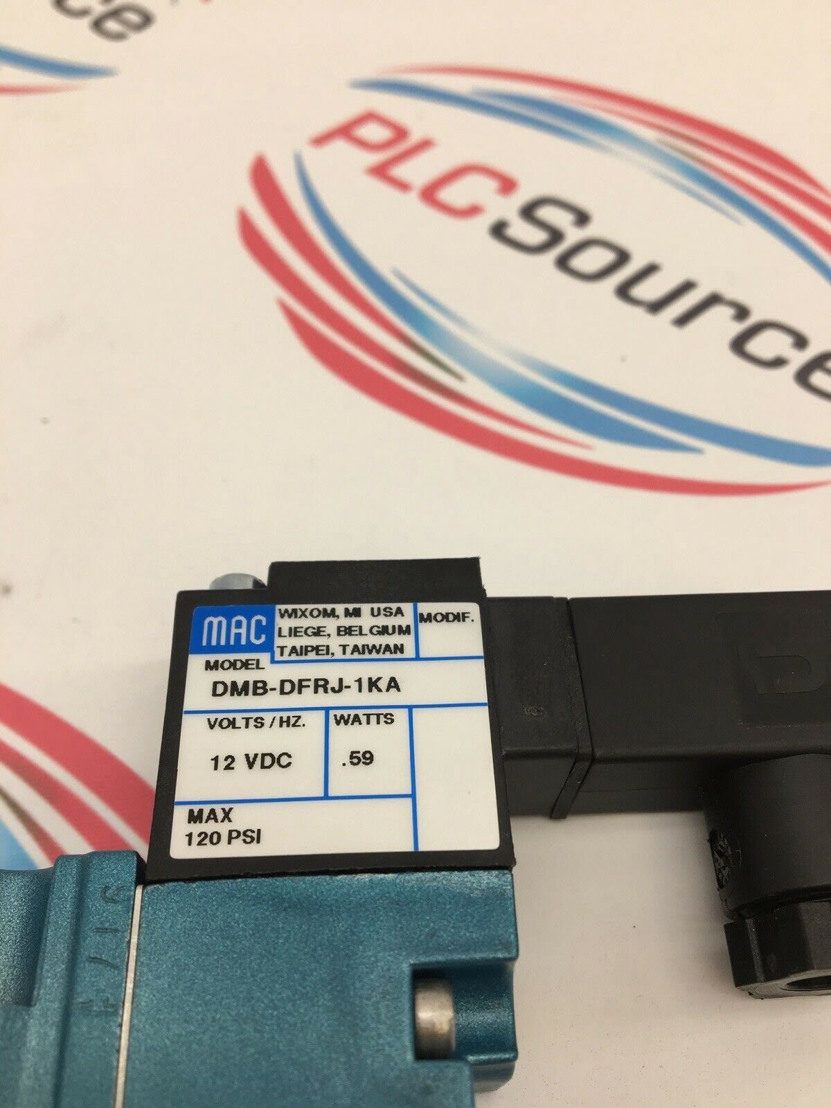 MAC 52A-11-B0A-DM-DFRJ-1KA PNEUMATIC SOLENOID VALVE