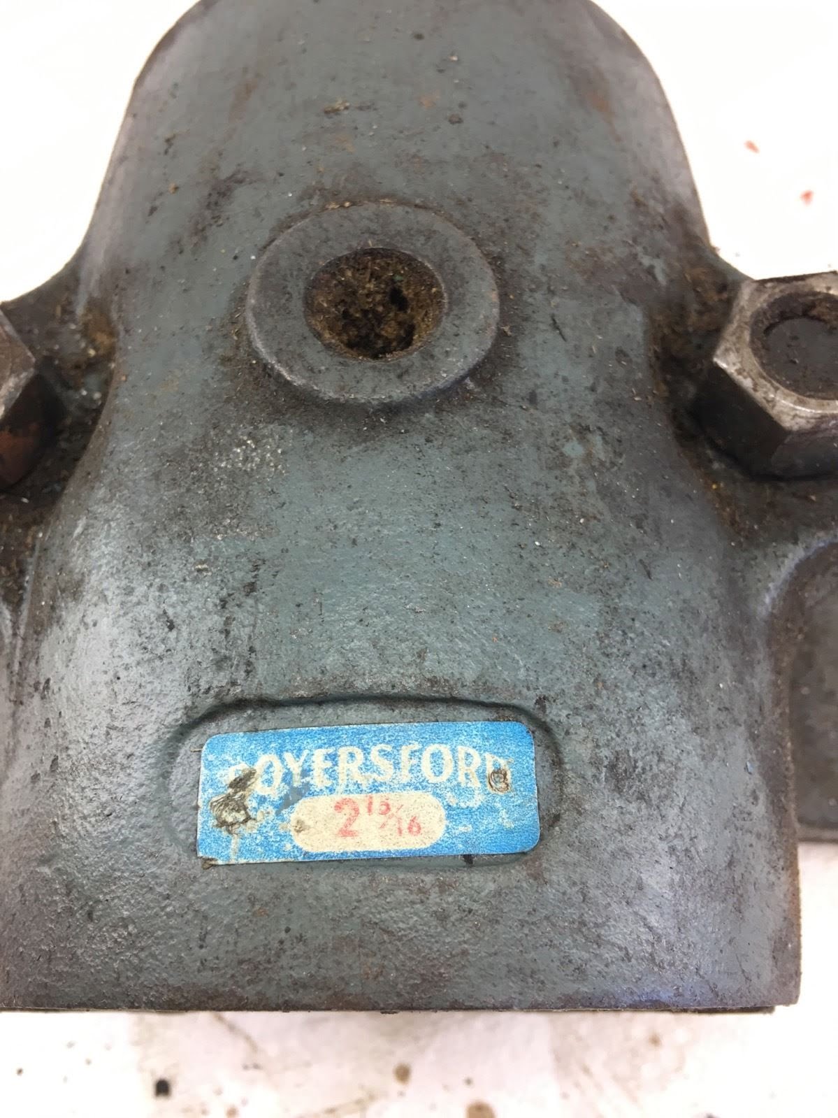 Royersford 215/16" Split Journal Babbitt Pillow Block Bearing 6002