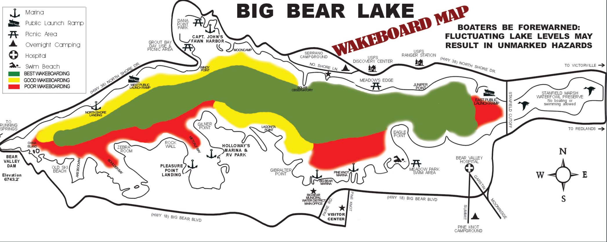 Lake Maps — Pleasure Point Marina