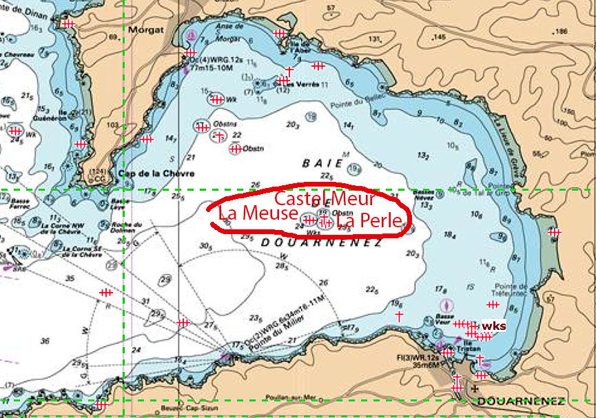 Baie De Douarnenez Carte Marine Chaque jour, une épave 24 mars 1985, la Perle et ses deux voisines à