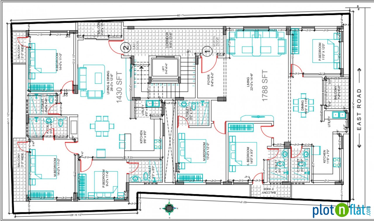3bhk Flats in Apartment for sale in Banjara Layout Bangalore