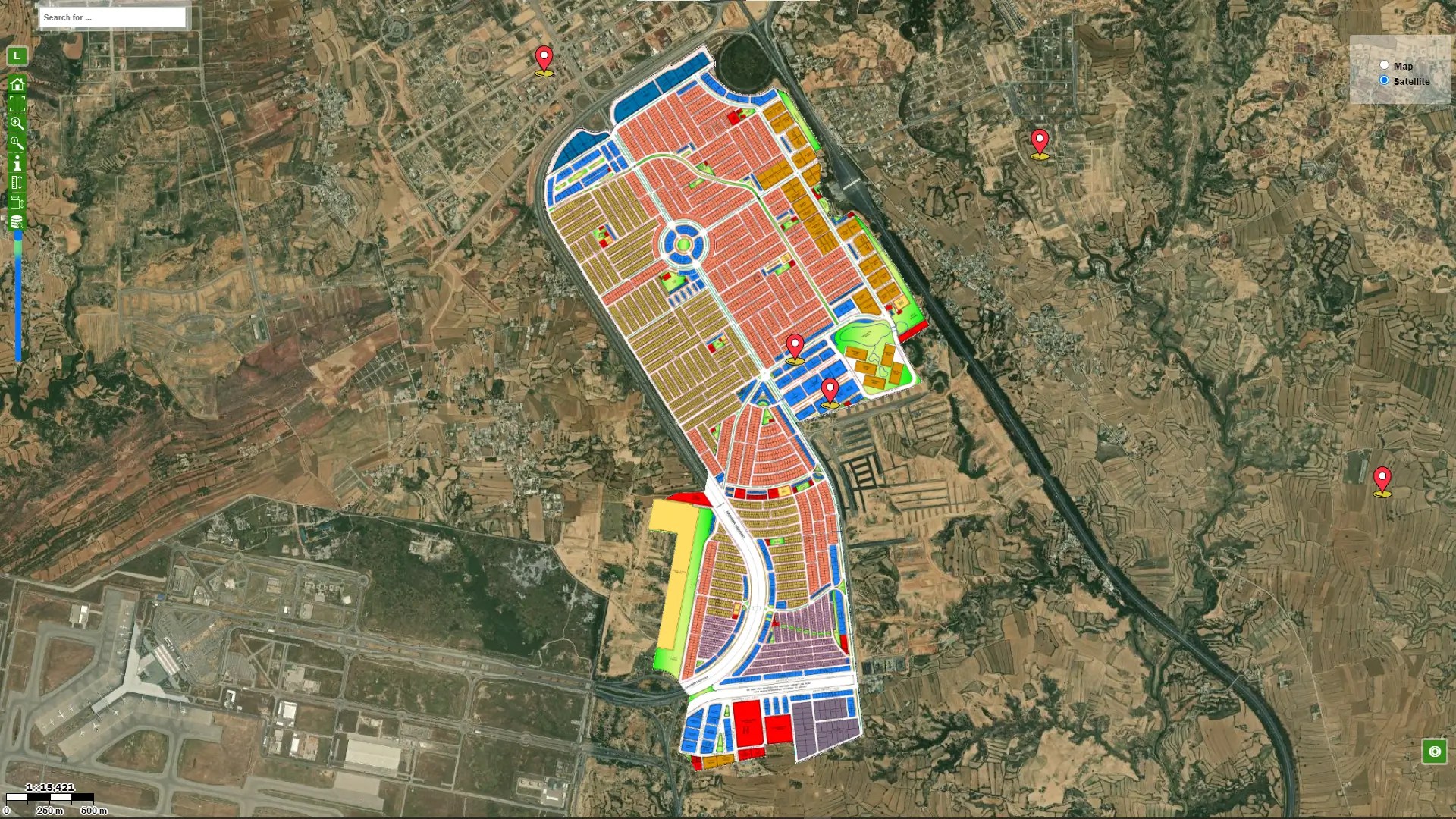 Top City Rawalpindi Map Plotsmap