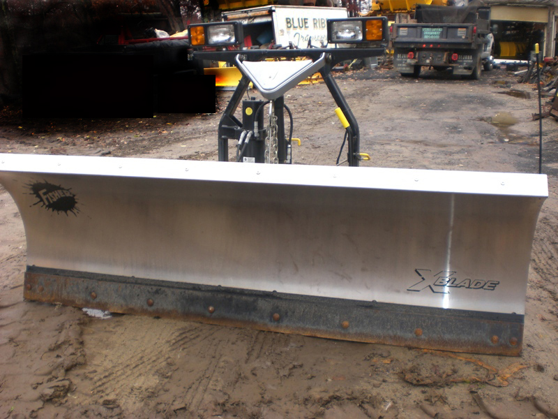 8ft. Fisher MinuteMount 2 Stainless Steel PlowKing911 Used