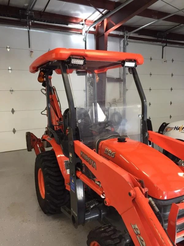 Kubota with Snow Pusher saved the day. PlowSite