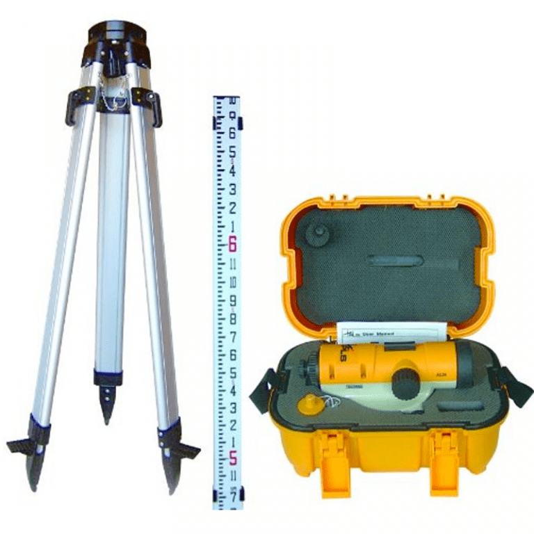 PLS Optical Level Kit with Tripod and Rod Pacific Laser Systems