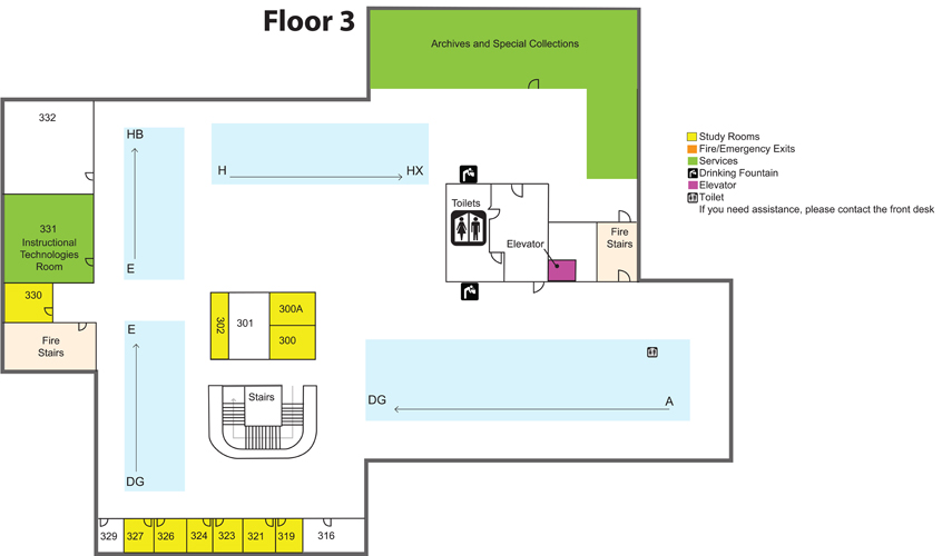 Pacific Lutheran University Campus Map Floor Maps Library PLU