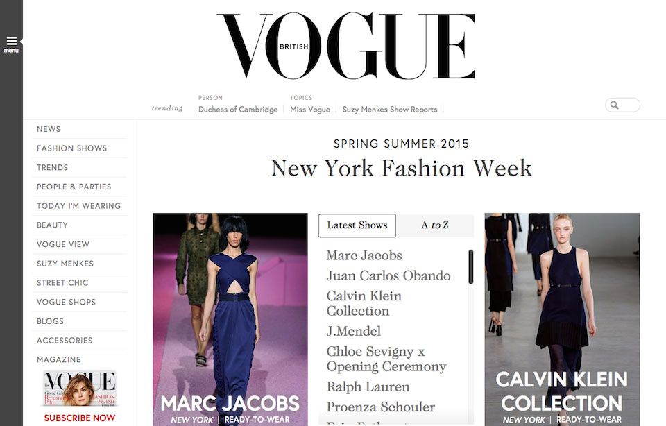 Vogue Subscription