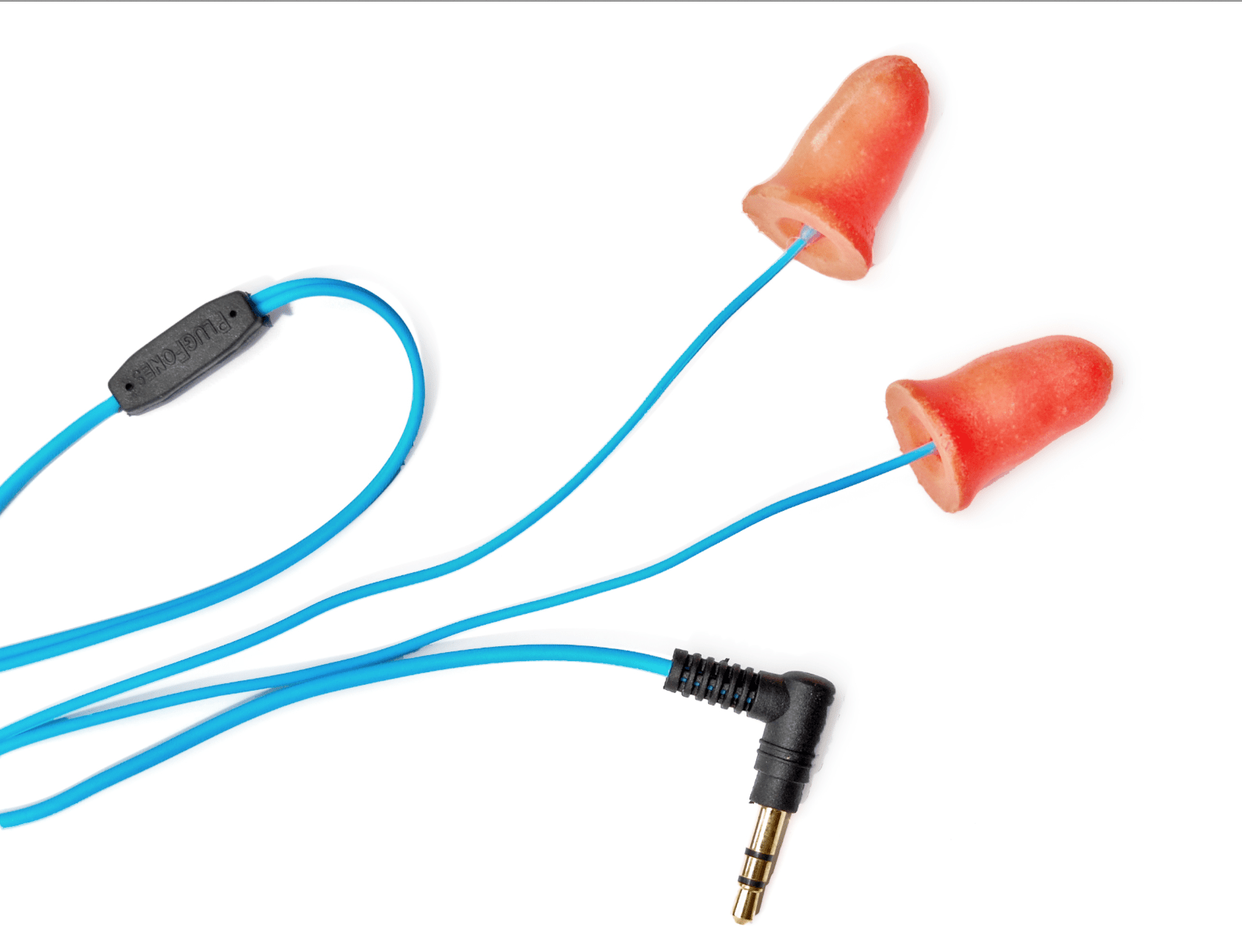 Orange Foam Earplug Earphones Plugfones Foam Style