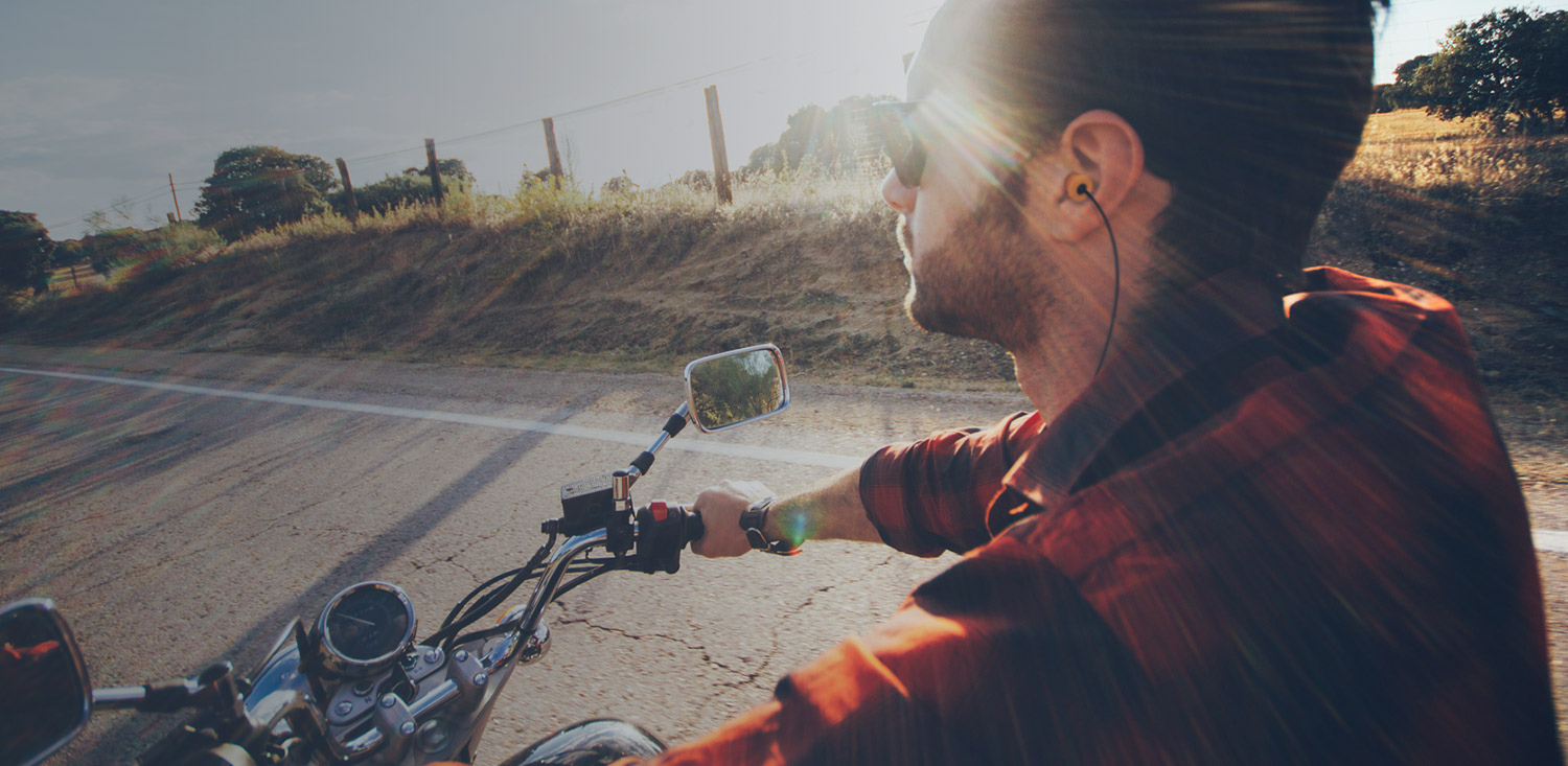 Motorcycle Earplug Headphones Plugfones The First and Only Earplugs