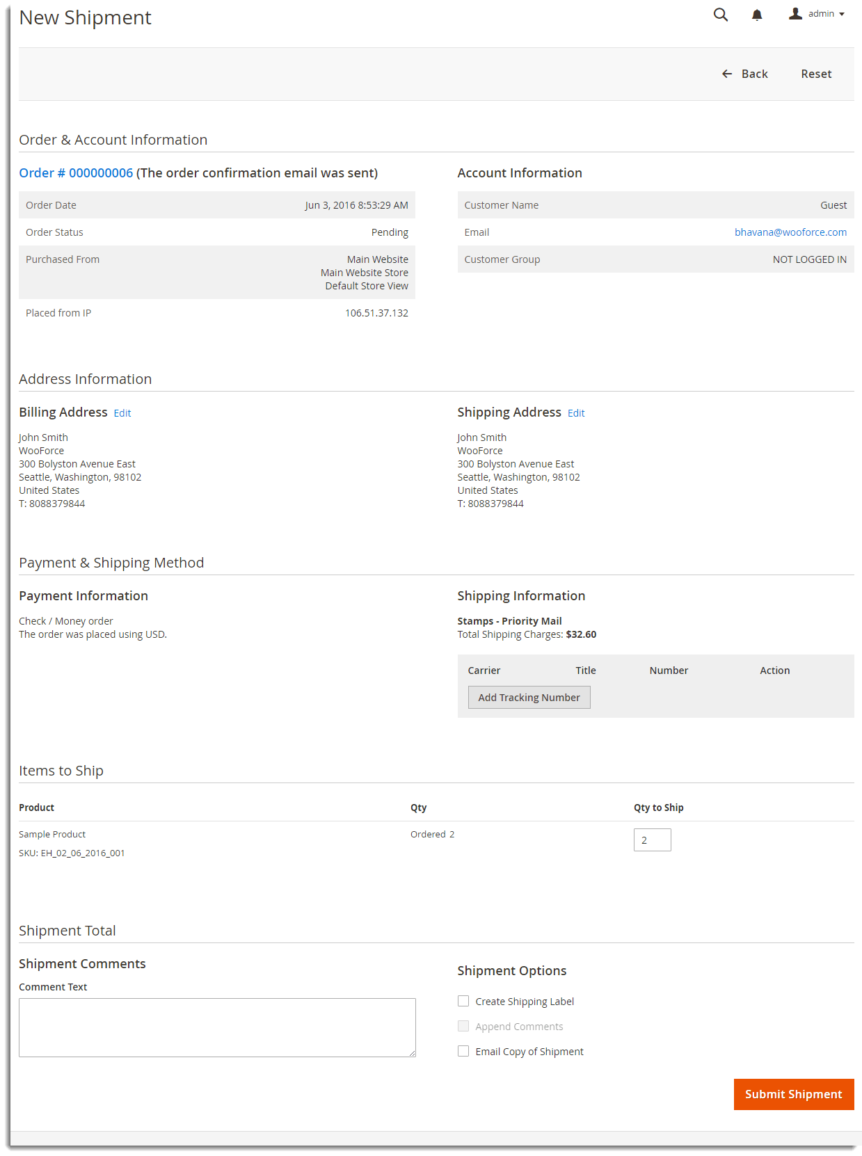 Setting up Stamps USPS Shipping Extension with Postage for Magento 2