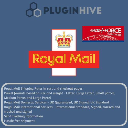 Royal Mail Shipping with Tracking PluginHive
