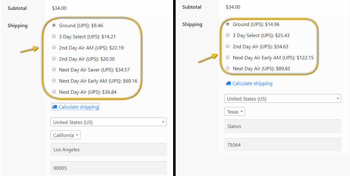 Activating calculated shipping with UPS  Shopify Help Center