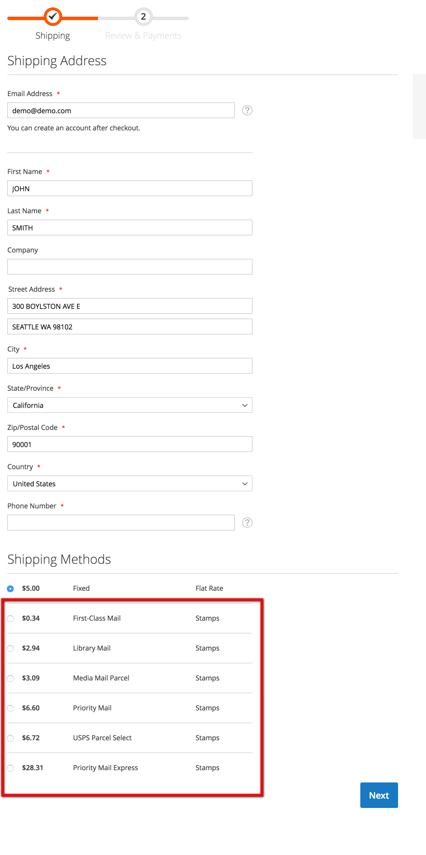 USPS Shipping Extension with Postage for Magento 2 PluginHive