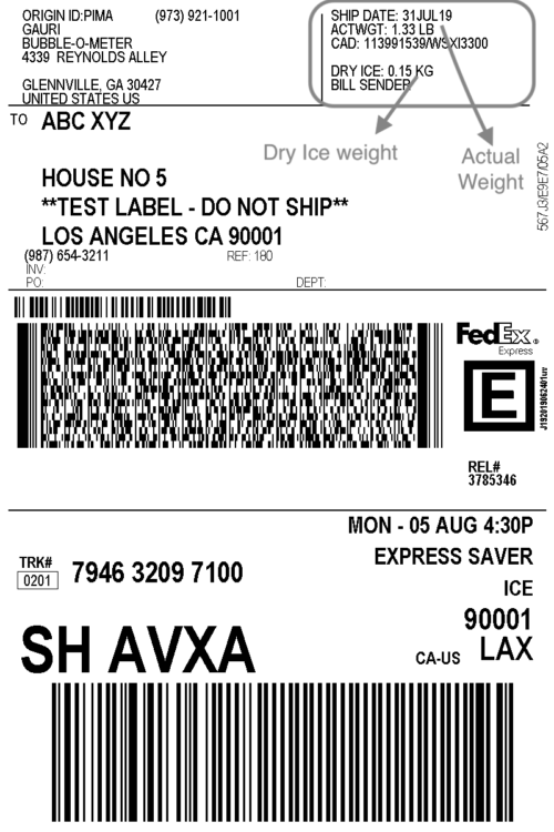 The Best way to Add Dry Ice Weight to FedEx Shipments on your