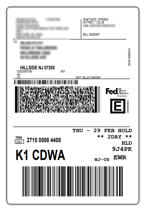 FedEx Hold at Location at Shopify Checkout