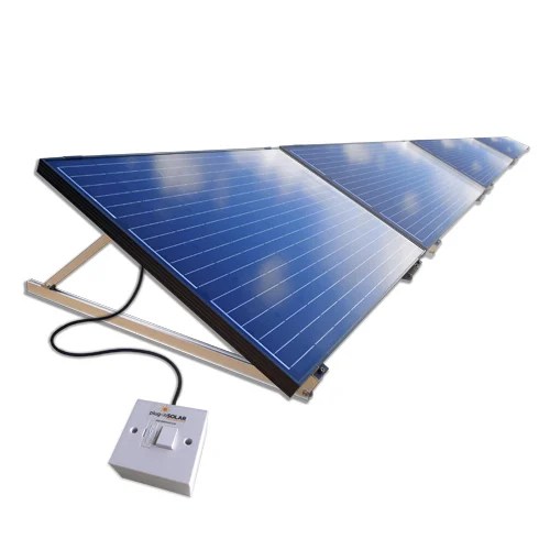 PlugIn Solar 1.28kW (1280W) DIY Solar Power Kit with Adjustable Mounts