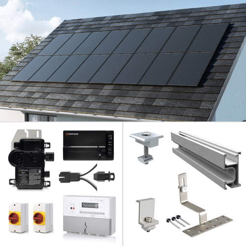 PlugIn Solar 5.72kW (13 Panel) New Build Developer Solar Power Kit for