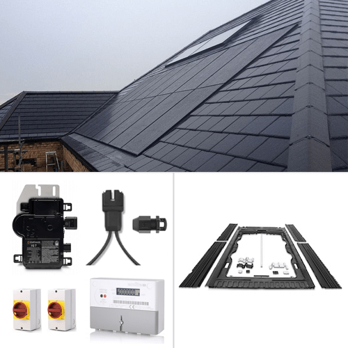 PlugIn Solar 425W New Build InRoof (BIPV) Solar Power Kit for Part L