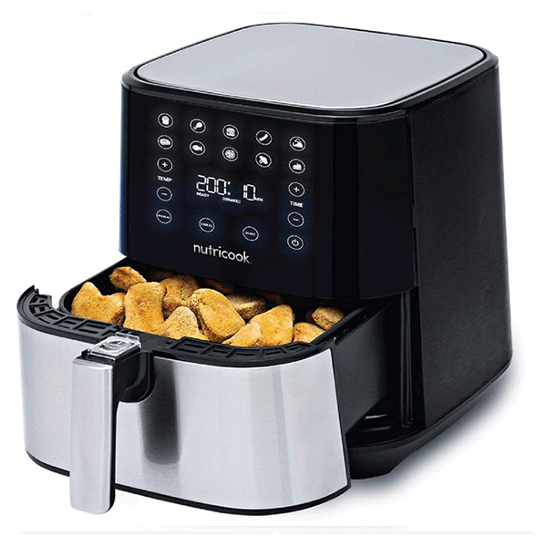 Nutricook Air Fryer 2, 1700 Watts, Digital Control, Liters, Stainless